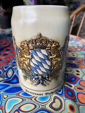 Freistaat Bayern (Bavaria Germany) Stoneware Beer Stein  0.5L Mug picture