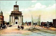 Hamilton, OH Ohio  MEMORIAL BUILDING & HIGH STREET BRIDGE  ca1910's Postcard picture