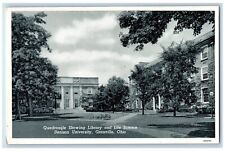 c1940 Quadrangle Library Life Science Dension University Granville Ohio Postcard picture