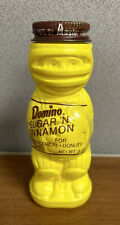 👀 VINTAGE AMSTAR CORP DOMINO SUGAR N' CINNAMON BASEBALL PLAYER CONTAINER W/BAND picture