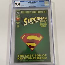Action Comics #687 CGC 9.4 Superman Collector's Edition White Pages picture
