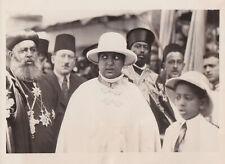 1936 Press Photo Ethiopia Empress Menen & Prince Makonnen in Palestine Jerusalem picture