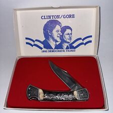 *RARE* 1992 President Democratic Limited Clinton/Gore Knife w Original Box picture