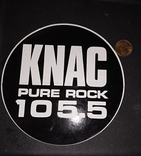 KNAC PURE ROCK STICKER DECAL OLD STOCK ORIGINAL picture
