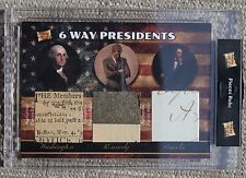 2022 Pieces Of The Past -- 6 WAY PRESIDENTS -- Pieces Relic picture