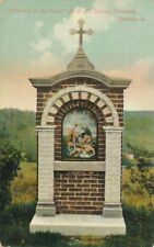 DUBUQUE IA - Mt. Calvary Cemetery Stations Of The Cross No. 11 Postcard picture