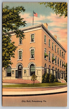 Vintage Postcard VA Petersburg City Hall -6325 picture