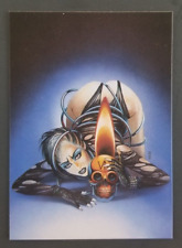 Gothic Chic Skull Fire 1994 Fantasy Art Chris Achilleos Card #38 (NM) picture