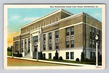 Natchitoches LA-Louisiana, Natchitoches Court House, Vintage c1943 Postcard picture