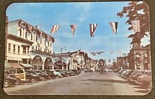 Stroudsburg, PA Main Street Scene Vintage Postcard Poconos picture