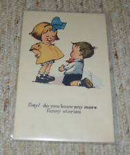 VINTAGE CHARLES TWELVETREES POSTCARD-DO YOU KNOW ANY MORE STORIES picture