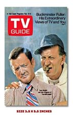THE ODD COUPLE FRIDGE MAGNET 1971 TV GUIDE COVER 3.5 X 5.5 