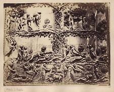 Figural Of La Cathedral D’Orvieto Italy Vintage Albumin Ca 1880 picture