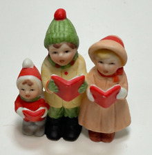 Vintage 1986 Lefton Christmas Colonial Village Carolers Figurine #05828 picture