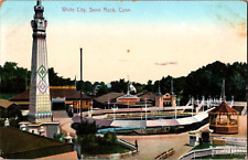 Postcard White City Savin Rock Amusement Park New Haven CT Divided Back 19?? picture