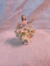 Dresden woman figurine with lace dress | DAMAGED | Perfect beginner collector  picture