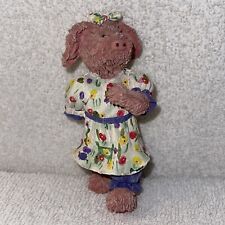 Boyds Bear Polly Maypig Resin Pig Figurine - Cracker Barrel Exclusive picture