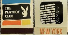 Vintage Matchbook PLAYBOY CLUB New York City Bunny Rabbit Unstruck picture