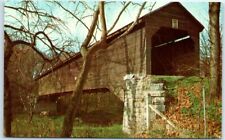 Postcard - Old Covered Bridge, Meems Bottom, Virginia, USA picture