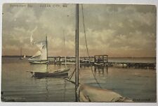 Postcard MARYLAND Ocean City SYNEPUXENT BAY 1909 Hand Colored picture