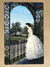 Postcard Natchez MS Mississippi Bontura Creole Style House Balcony Vintage PC picture