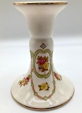 Unusual Unique Antique Porcelain Hand Painted Candlestick-Shaped Sugar Shaker picture
