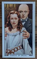 1936 Gallaher Cigarette Card - Famous Film Episodes Hands Of Orlac - Peter Lorre picture