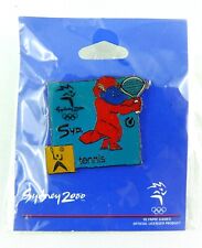 Official Tennis Olympic Games Sydney 2000 Olympics Pin's New Under Blister picture