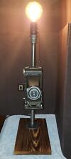 Custom Vintage Camera Lamp Industrial Upcycled Lamp picture