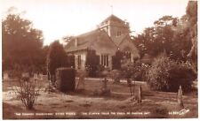 The Country Churchyard Stoke Poges St Giles Church England RPPC Postcard c1930 picture