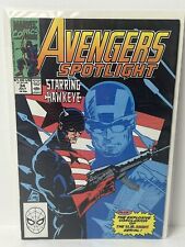 Avengers Spotlight Hawkeye #34 Marvel Comics 1990 Copper Age picture