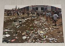 1999 Woodstock Music Festival Stage Grounds Trashed Garbage 4