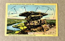 Umbrella Rock on Lookout Mountain, Chattanooga, Tenn - Vintage Unposted Postcard picture