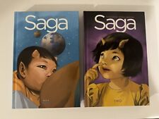 Saga Deluxe Hardcover Vol 1-2 (Image Comics, Brian K. Vaughn-Fiona Staples) picture