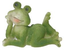 Sexy Green Seducing Frog Charming Resin Figurine picture