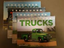 Lot of (4) Treasured Trucks (Years 2021-2024) Calendars - VINTAGE ANTIQUE TRUCKS picture