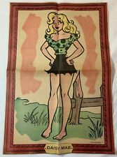 1968 newspaper comic poster ~13x20~ Li'l Abner's DAISY MAE ~has some small tears picture