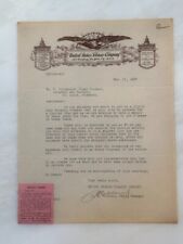 1927 UNITED STATES TOBACCO Co NY Advertising Letter picture