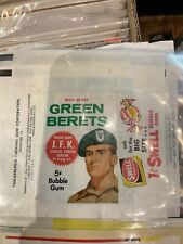 1966 Philadelphia GREEN BERETS 5¢ Wax Pack Wrapper MINT Swell Gum Side Panel picture