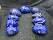 9PCs 2.4 kg Top quality bright blue color Eggs wholesale Lapis Lazuli Lazurite picture