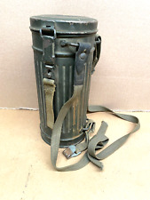 Original German WW2 Gas Mask w/ Cannister-Complete-Excellent- picture