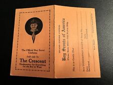 VINTAGE 1930s - Boy Scout Second Class Test Card - Inland Empire - Spokane, WA picture