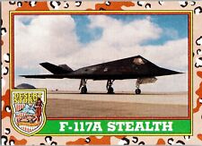 1991 Desert Storm 21 F-117A Stealth Topps Trading Card TCG CCG picture