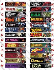 Custom Marvel Comics Divider labels | 10 LABELS ONLY | BCW Divider Compatible picture