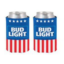 America Classic Bud Light Beer AB Cooler Fits 12 oz Aluminum Can Coozie picture