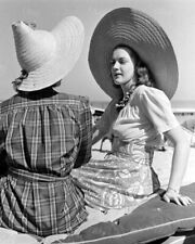 8x10 Poster Print 1940s Pretty Women Wearing Sun Hat At Miami Beach picture