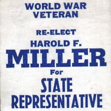 1950 Harold F Miller Representative Ohio State Legislature Democratic Party picture