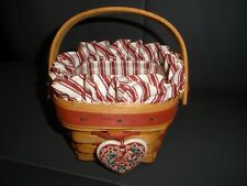Longaberger Small Berry Basket 1995 With Liner & Protector EUC (Y6) picture