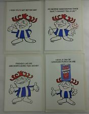 Hawaiian Punch Advertising 1987 DelMonte Get Well/ Funny 4pc Stationary picture