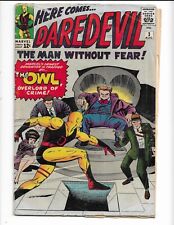 DAREDEVIL 3 - G/VG 3.0 - 1ST APPEARANCE OF THE OWL - KAREN PAGE (1964) picture